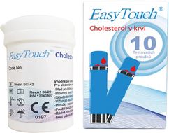 EasyTouch Proužky cholesterol 10 ks