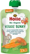 Holle Veggie Bunny BIO Pyré mrkev, batáty a hrášek 100 g