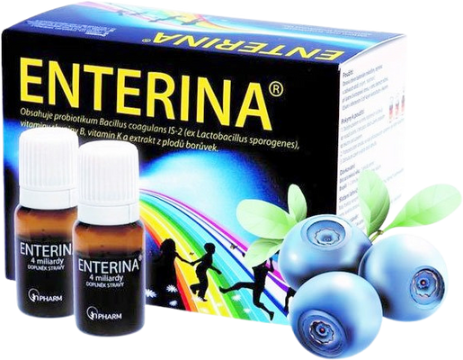 Enterina Lahvičky 8 x 10 ml