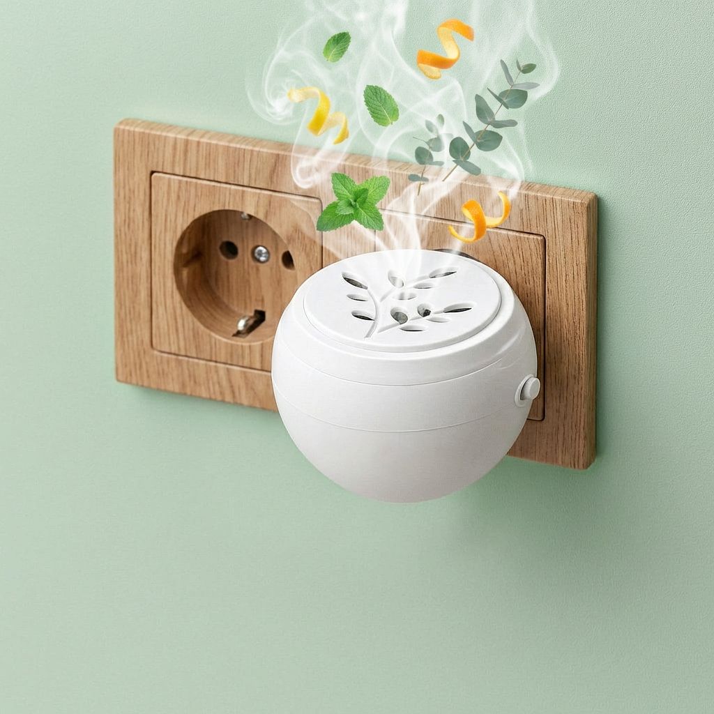 Purae Wall Elektrický aroma difuzér do zásuvky na esenciální oleje
