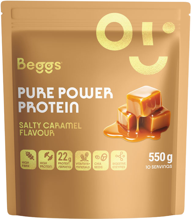 Beggs Pure Power Protein Salty Caramel 550 g