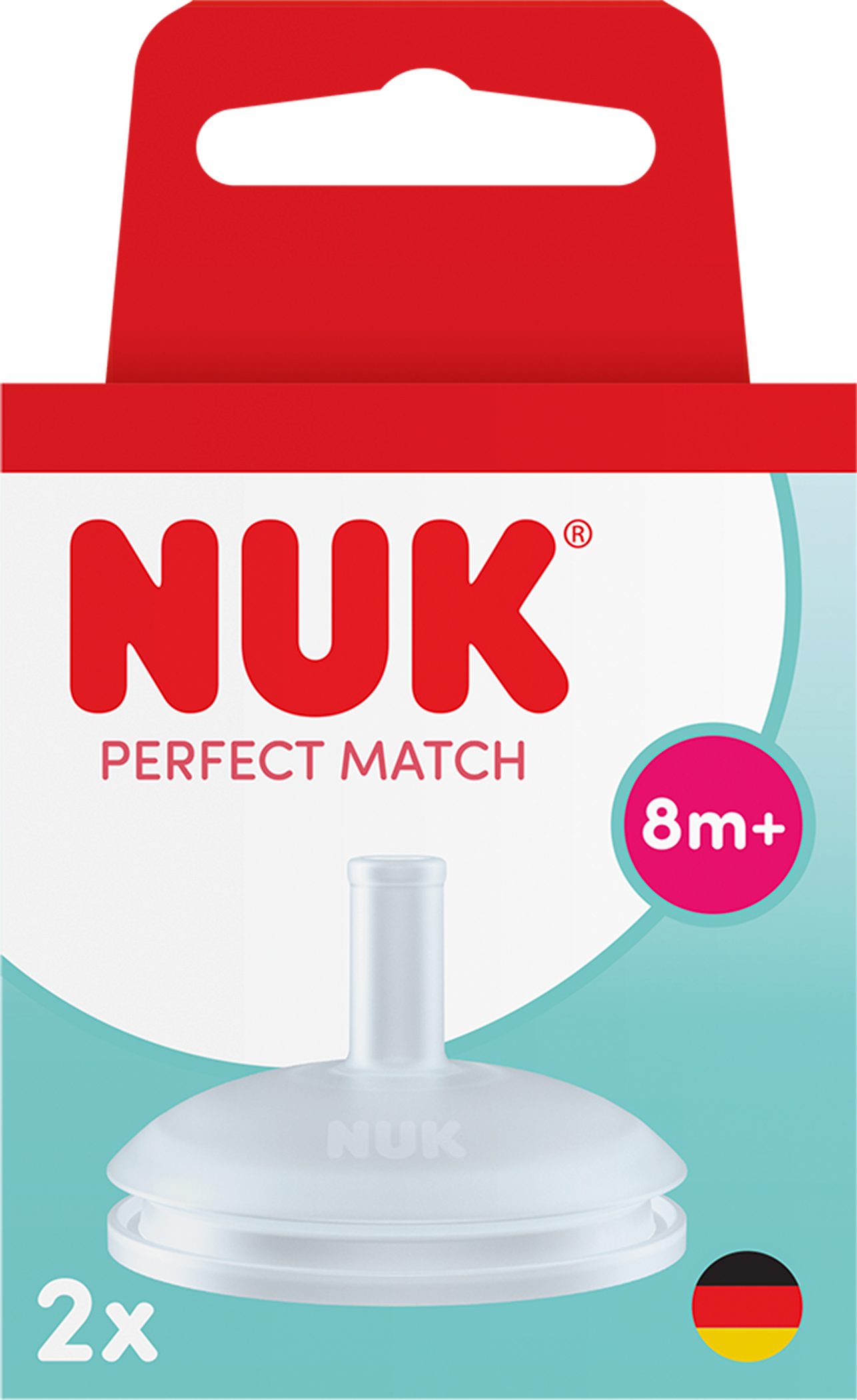 Nuk Náhradní brčko Perfect Match 2 ks