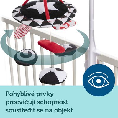 Canpol babies Kontrastní plyšový kolotoč s melodiemi