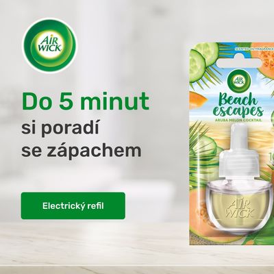 Airwick Náplň do elektrického osvěžovače vzduchu Aruba meloun 19 ml