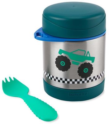 Skip Hop Spark Style Termoska na jídlo s lžičkou/vidličkou Monster Truck, 3r+ 325 ml
