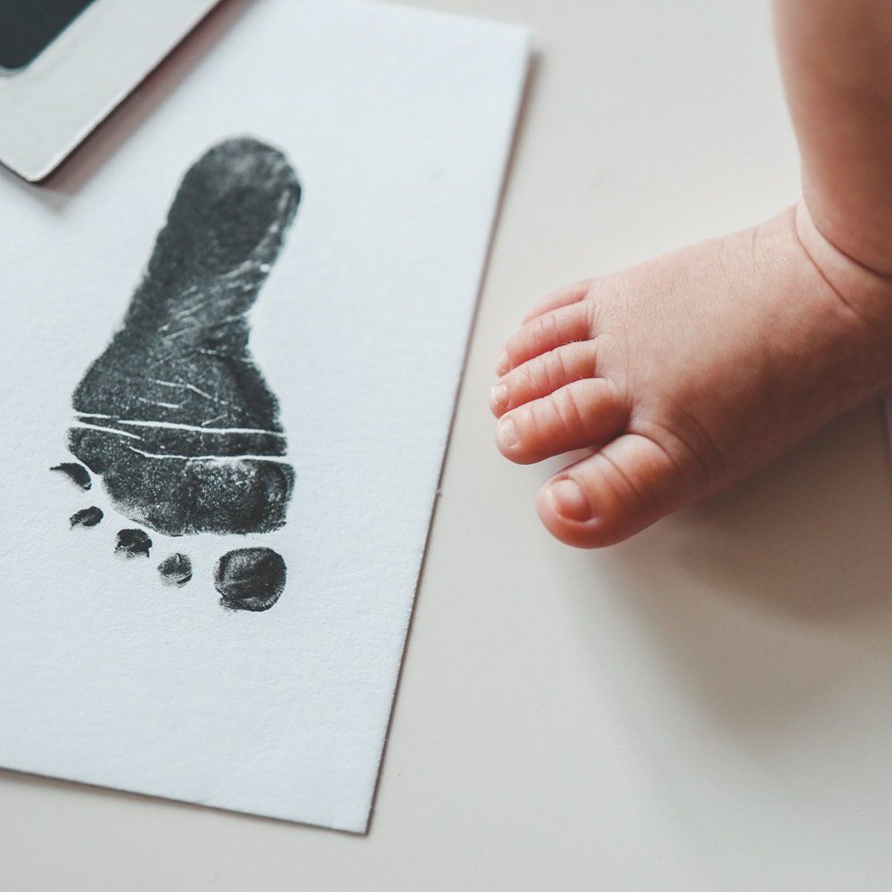 Baby Dab Barva na dětské otisky modrá, šedá 2 ks