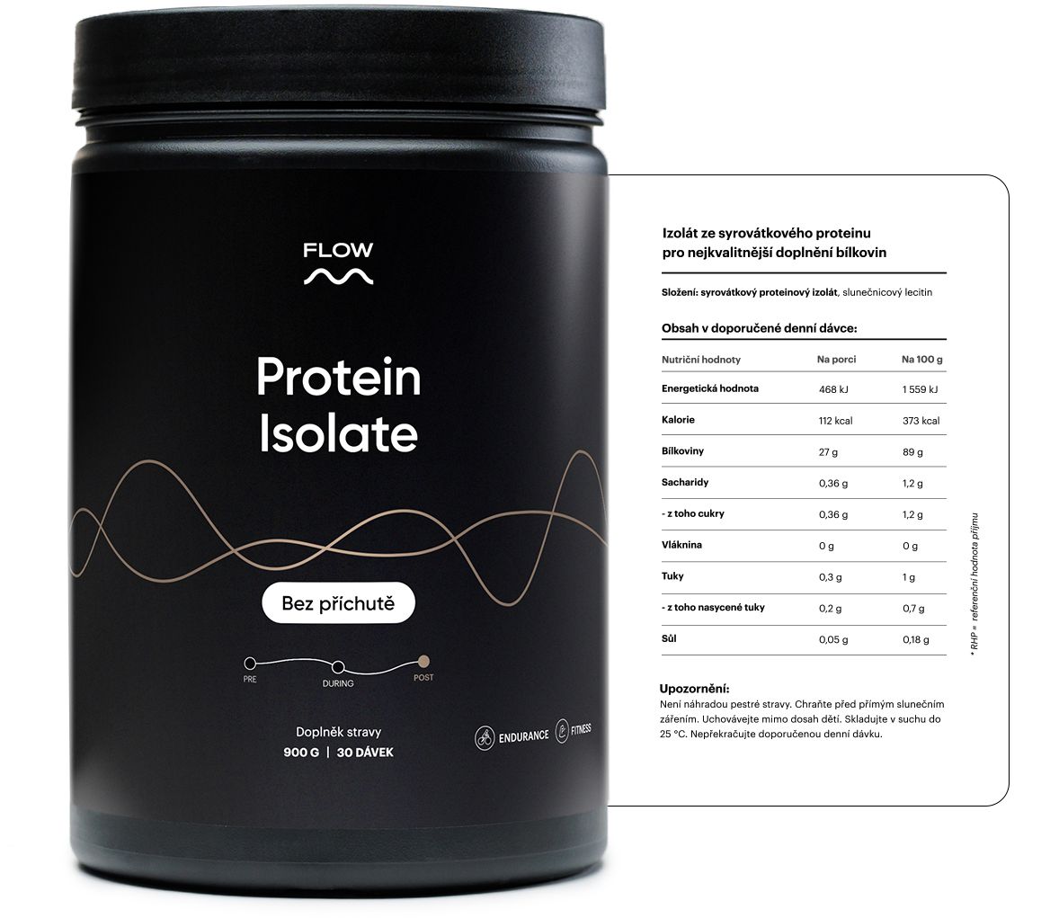Flow Protein Isolate neochucený 900 g