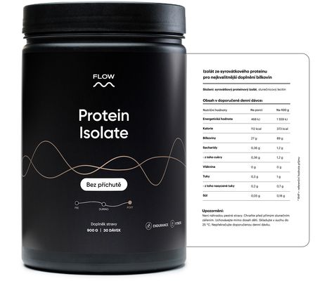 Flow Protein Isolate neochucený 900 g