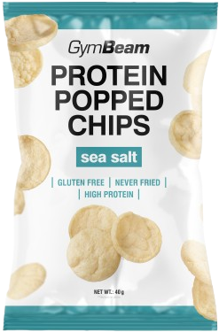 GymBeam Proteinové čipsy mořská sůl 40 g