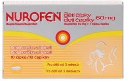 Nurofen 60mg pro děti čípky 10 ks