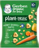 Gerber Organic křupavá srdíčka s mrkví 28 g