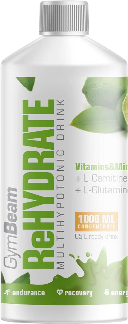 GymBeam ReHydrate lemon lime 1000ml
