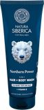 Natura Siberica Arctic Wild Mycí gel 3v1 na vlasy, tělo a vousy Severní síla 200 ml