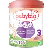Babybio Optima 3 batolecí kojenecké bio mléko s probiotiky a prebiotiky 800 g