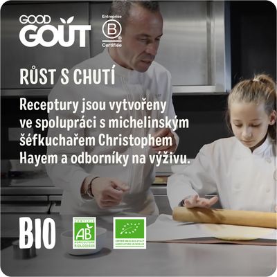 Good Goût BIO Meruňka s banánem 120 g