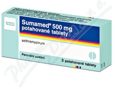 Sumamed 500mg por.tbl.flm.3x500mg