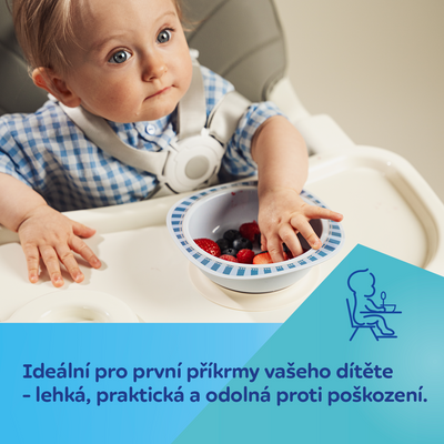 Canpol babies Miska s přísavkou Woodland růžová 300 ml
