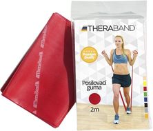 Theraband Posilovací guma červená středně silná 2 m