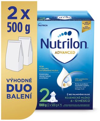 Nutrilon dvanced 2 pokračovací kojenecké mléko 1000 g