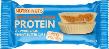 Nutry Nuts Proteinové košíčky - bílá čokoláda s arašídovým máslem 2 x 21 g