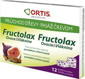 Fructolax Ovoce a vláknina kostky 12 ks