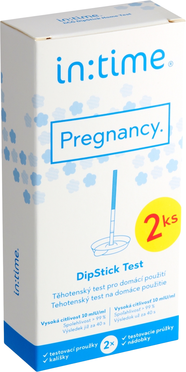 Intime Pregnancy DipStick těhotenský test 2 ks