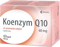 Noventis Koenzym Q10 60 mg se sezamovým olejem 60 kapslí