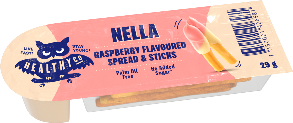 HealthyCO Nella raspberry spread sticks 29 g