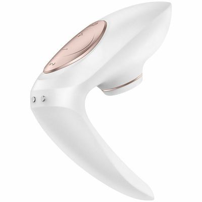 Satisfyer Pro 4 Couples bílo-zlato-růžový
