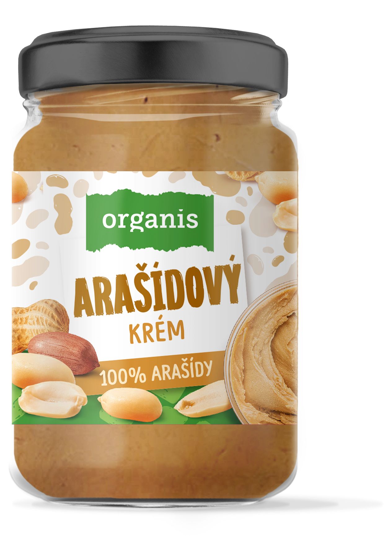 Organis Arašídový krém jemný 920 g