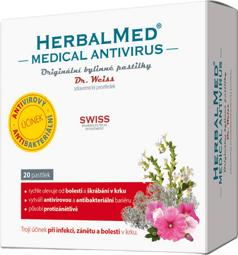 Dr.Weiss HERBALMED Medical Antivirus 20 pastilek