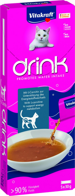 Vitakraft Cat drink losos+L-Carnitin 5 x 30 g