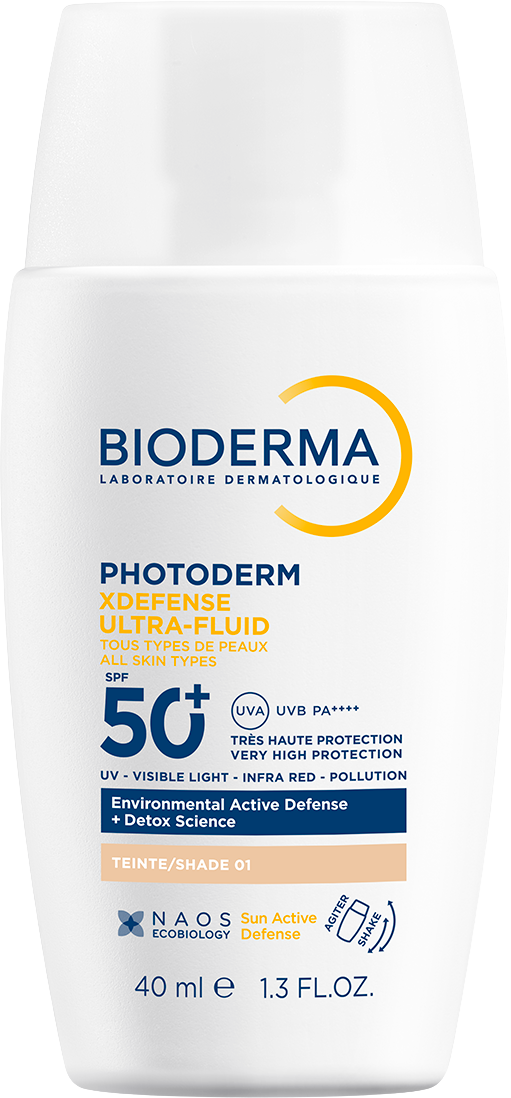 Bioderma Photoderm XDefense tónovaná ultrafluidní ochrana SPF 50+ velmi světlá 40 ml