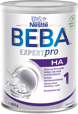 Beba EXPERTpro HA 1, kojenecká výživa, potravina pro zvláštní lékařské účely, od narození, 800 g