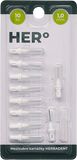 Herbadent HERo doplňkové balení mezizubních kartáčků 1 mm, 10 ks