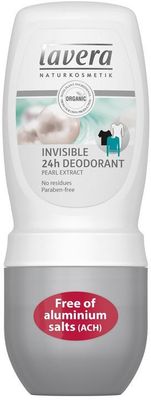 Lavera Deodorant roll-on Invisible 50 ml