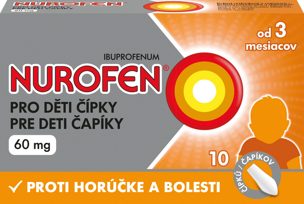 Nurofen pro děti 60 mg čípky