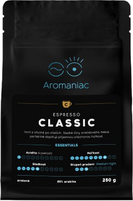Aromaniac Espresso Classic - zrnková, 250 g