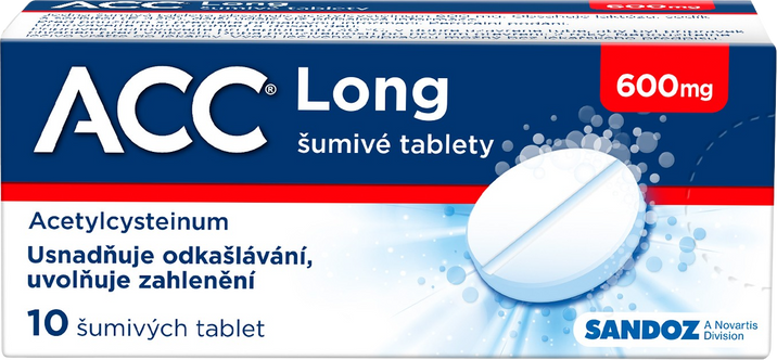 ACC ® LONG 600 mg 10 šumivých tablet