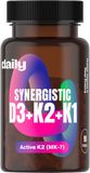 Daily Synergistic D3 + K2 + K1 90 kapslí