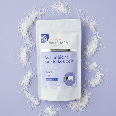 Vivaco Sůl do koupele s kozím mlékem 300 g