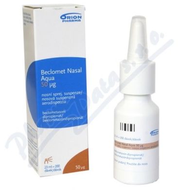 Beclomet Nasal Aqua 50μg nosní sprej 23 ml