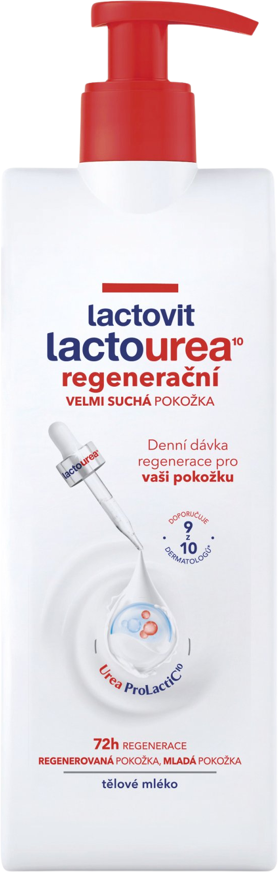 Lactovit LACTOUREA Tělové mléko regenerační 400 ml