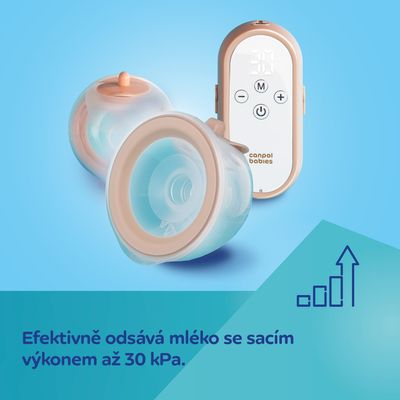 Canpol babies Dvojitá odsávačka mateřského mléka do podprsenky MilkShell