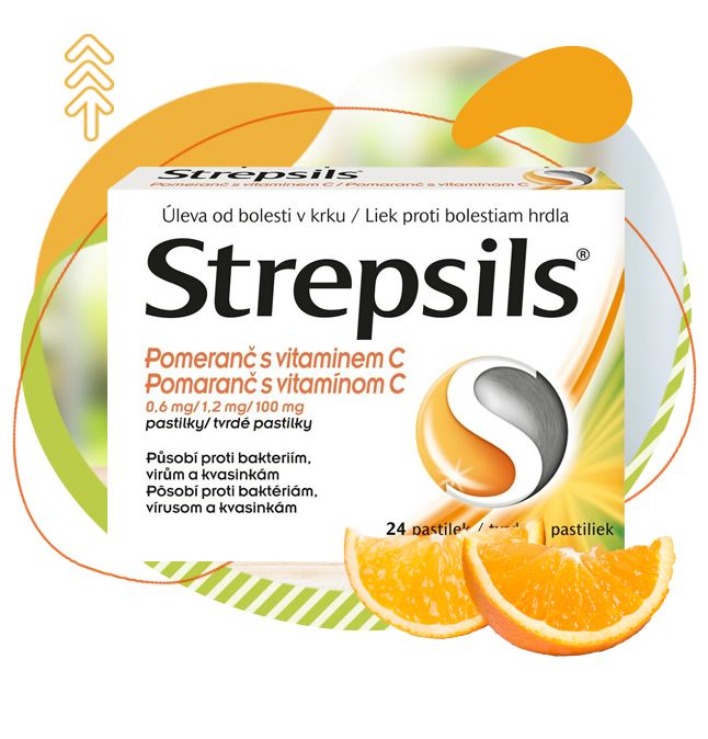 Strepsils, bolest v krku, nemoc, zánět v ústní dutině