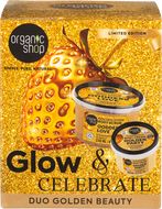 Organic Shop Glow & Celebrate Zlatý dárkový set