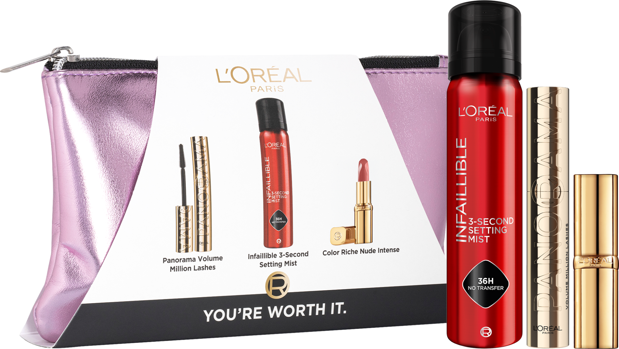 L'Oréal Paris MUP OAP PANO + pouch BOX 7 XM26