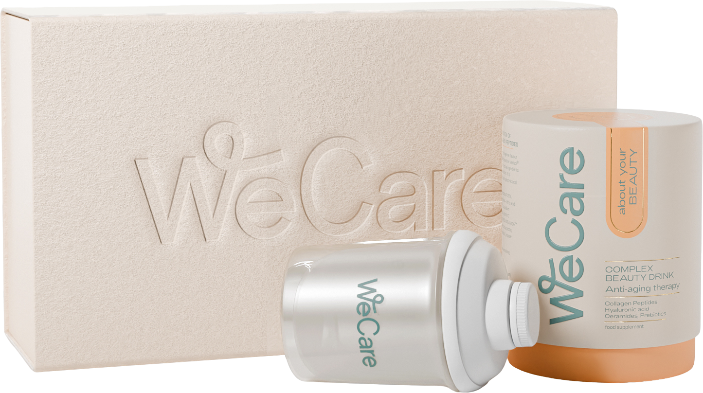 WeCare About your BEAUTY Drink + shaker XMASS 28 x 10 g