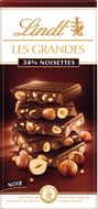 Lindt Lindt Les Grandes hořká čokoláda s celými lískovými jádry  150 g