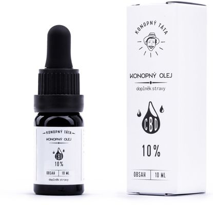 Konopný Táta CBD Konopný olej 10% 10 ml